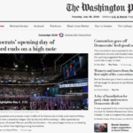 The Washington Post homepage