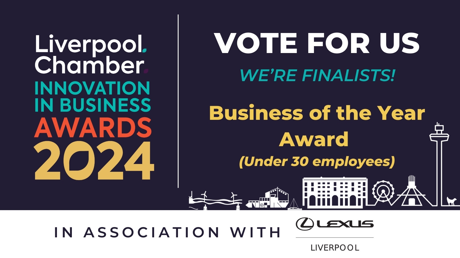 Liverpool Chamber of Commerce - Innovation in Business Awards 2024 - Finalist